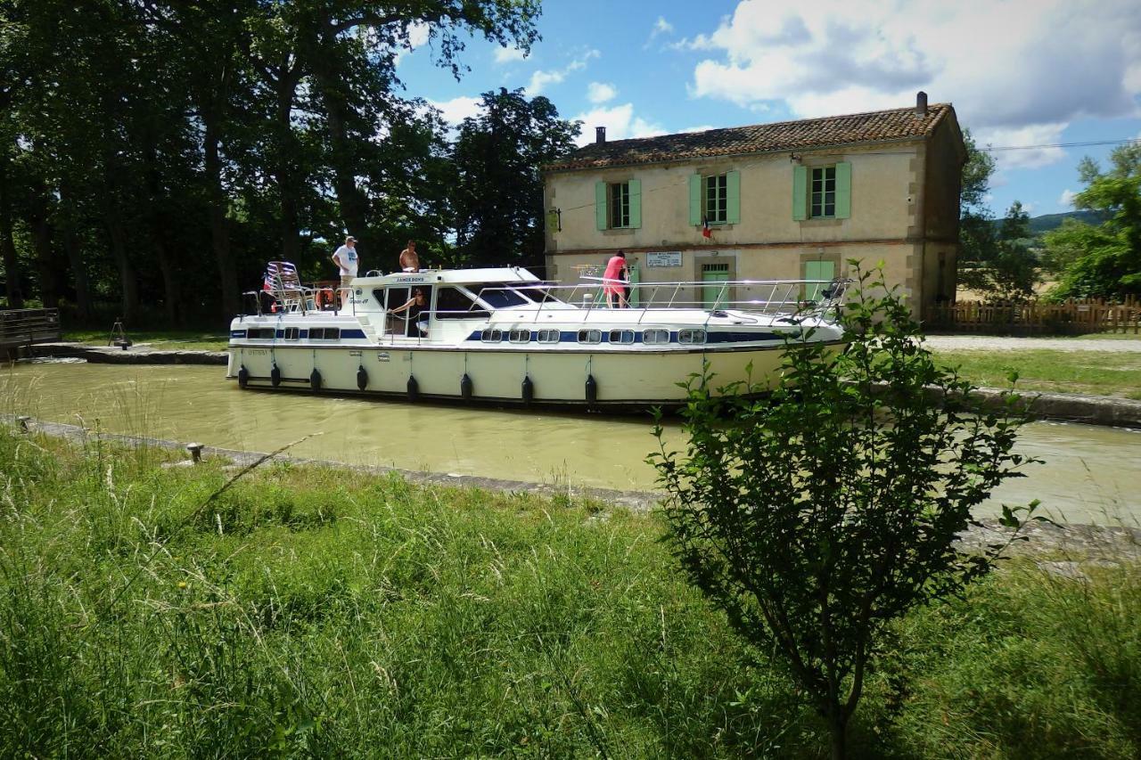 La Bonne Planque - Maison Eclusiere De La Domergue Canal Du Midi Mas-Saintes-Puelles 外观 照片